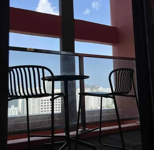 An Emotional Lodge With A High-Rise View