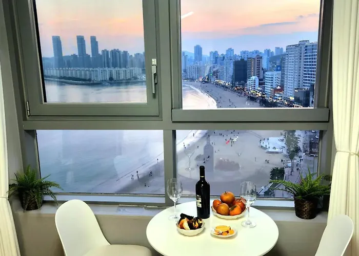Busan#Gwangalli#High Floor Ocean View#1Min From The Beach