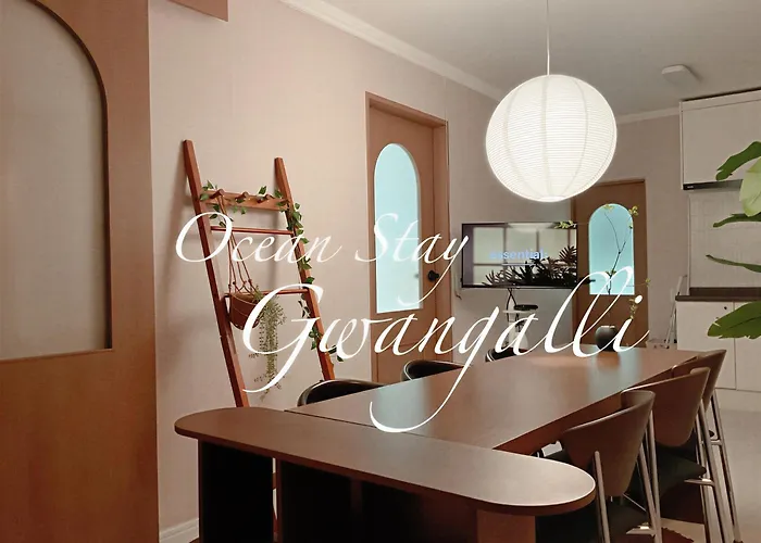 Gwangalli Beach 1 Min Walk 2Br 4 Beds Ground Floor 6 Guests
